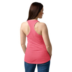 womens ideal racerback tank top hot pink back 6a36304ce1dbd