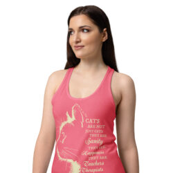 womens ideal racerback tank top hot pink front 2 6a362484e202a
