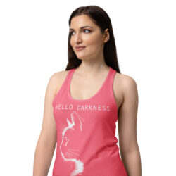 womens ideal racerback tank top hot pink front 2 6a36304ce0cec