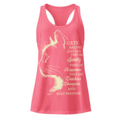 womens ideal racerback tank top hot pink front 6a362484e23a4