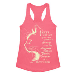 womens ideal racerback tank top hot pink front 6a362484e264c