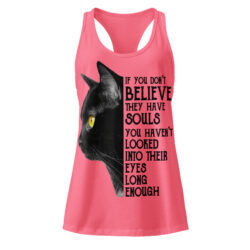 Cute Black Cat Women's Tank Top – Cat Lover Gift Tee-Women’s fitted racerback tank top 26 womens ideal racerback tank top hot pink front 6a3629014e64b