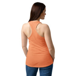 womens ideal racerback tank top light orange back 6a4117fff256a