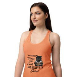 womens ideal racerback tank top light orange front 2 6a40ebd4e23ae