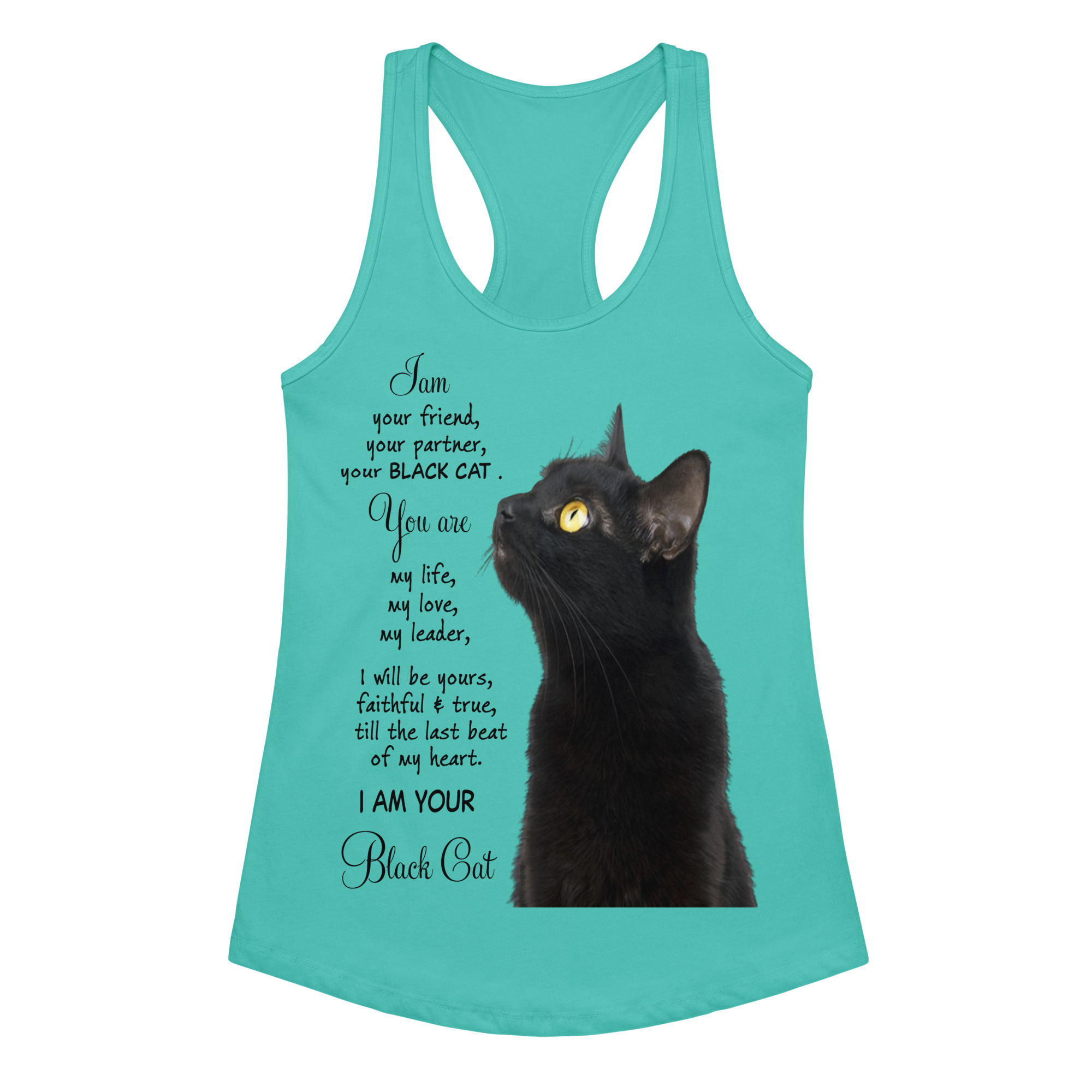 Life Is Better With Cats Women's Graphic Tank Top- Women’s fitted racerback tank top 18 Life Is Better With Cats Women's Graphic Tank Top- Women’s fitted racerback tank top - Image 18