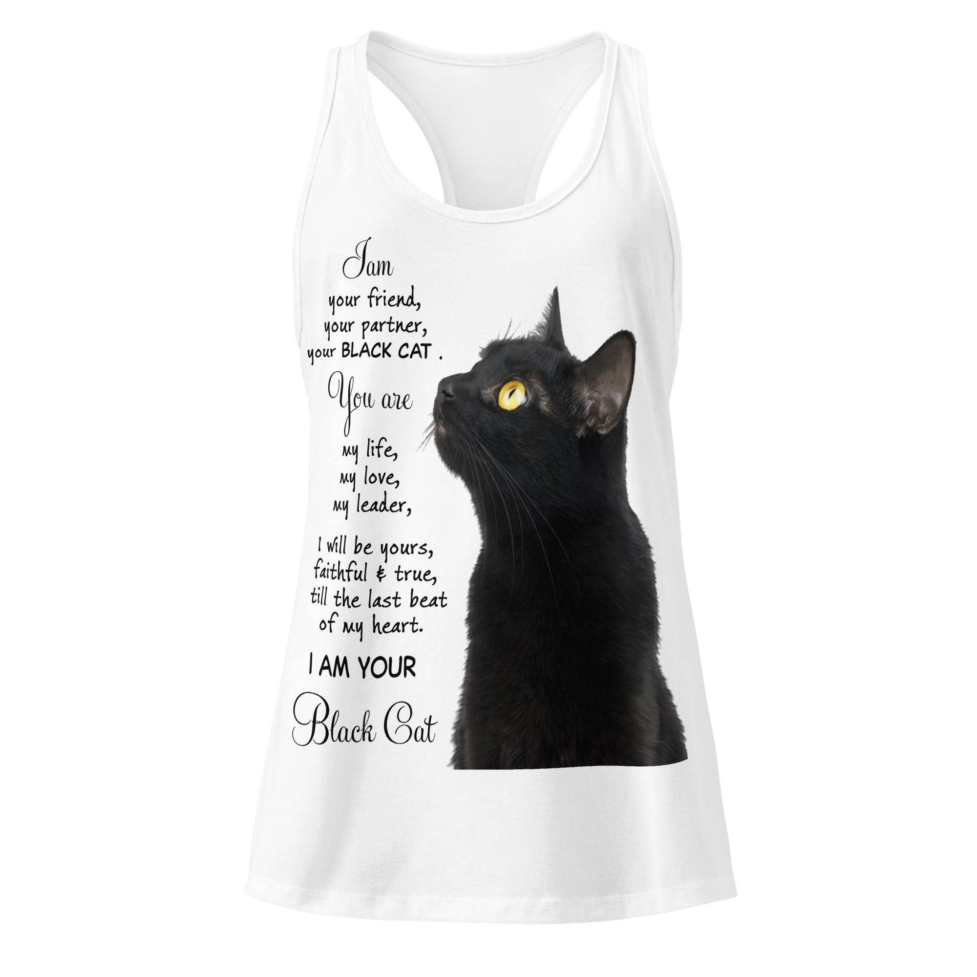 Life Is Better With Cats Women's Graphic Tank Top- Women’s fitted racerback tank top 13 Life Is Better With Cats Women's Graphic Tank Top- Women’s fitted racerback tank top - Image 13