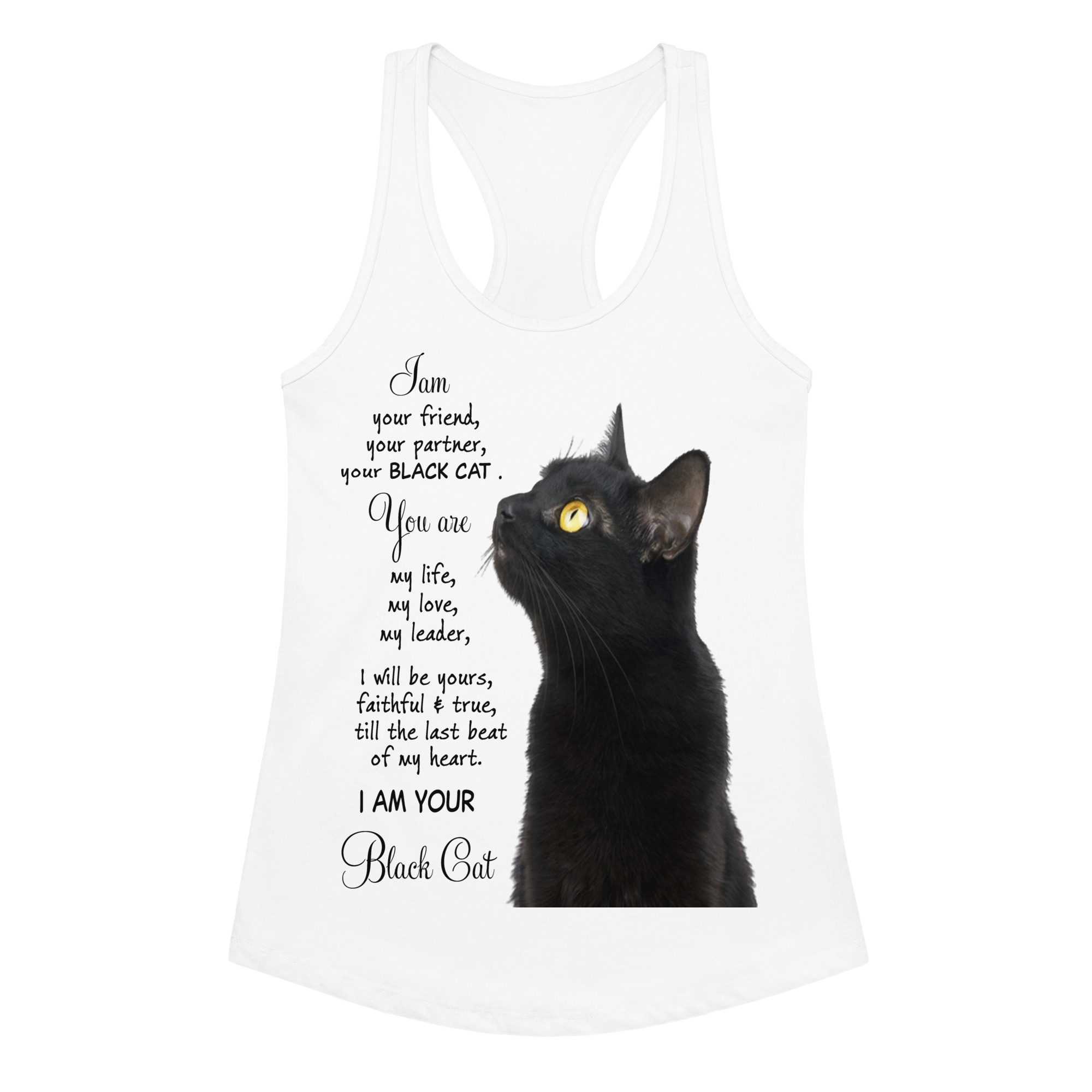 Life Is Better With Cats Women's Graphic Tank Top- Women’s fitted racerback tank top 21 Life Is Better With Cats Women's Graphic Tank Top- Women’s fitted racerback tank top - Image 21