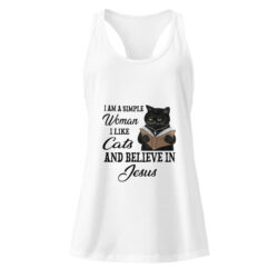 womens ideal racerback tank top white front 6a40ebd4e2f3c