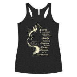womens racerback tank top vintage black front 6a41530a4d603