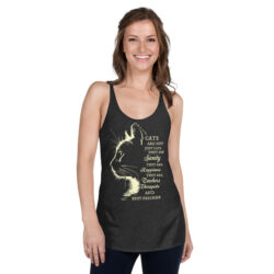 womens racerback tank top vintage black front 6a41530a4d6ee