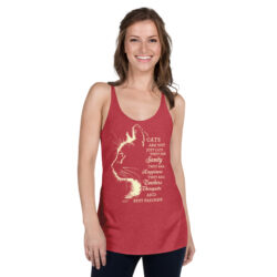 womens racerback tank top vintage red front 6a41530a50733