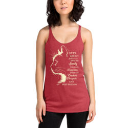 womens racerback tank top vintage red front 6a41530a508b2
