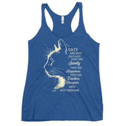 womens racerback tank top vintage royal front 6a41530a51acd
