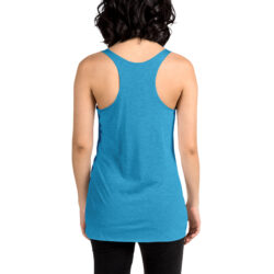 womens racerback tank top vintage turquoise back 6a41530a4f12a