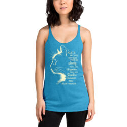 womens racerback tank top vintage turquoise front 6a41530a4e88b