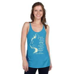 womens racerback tank top vintage turquoise front 6a41530a4eab1