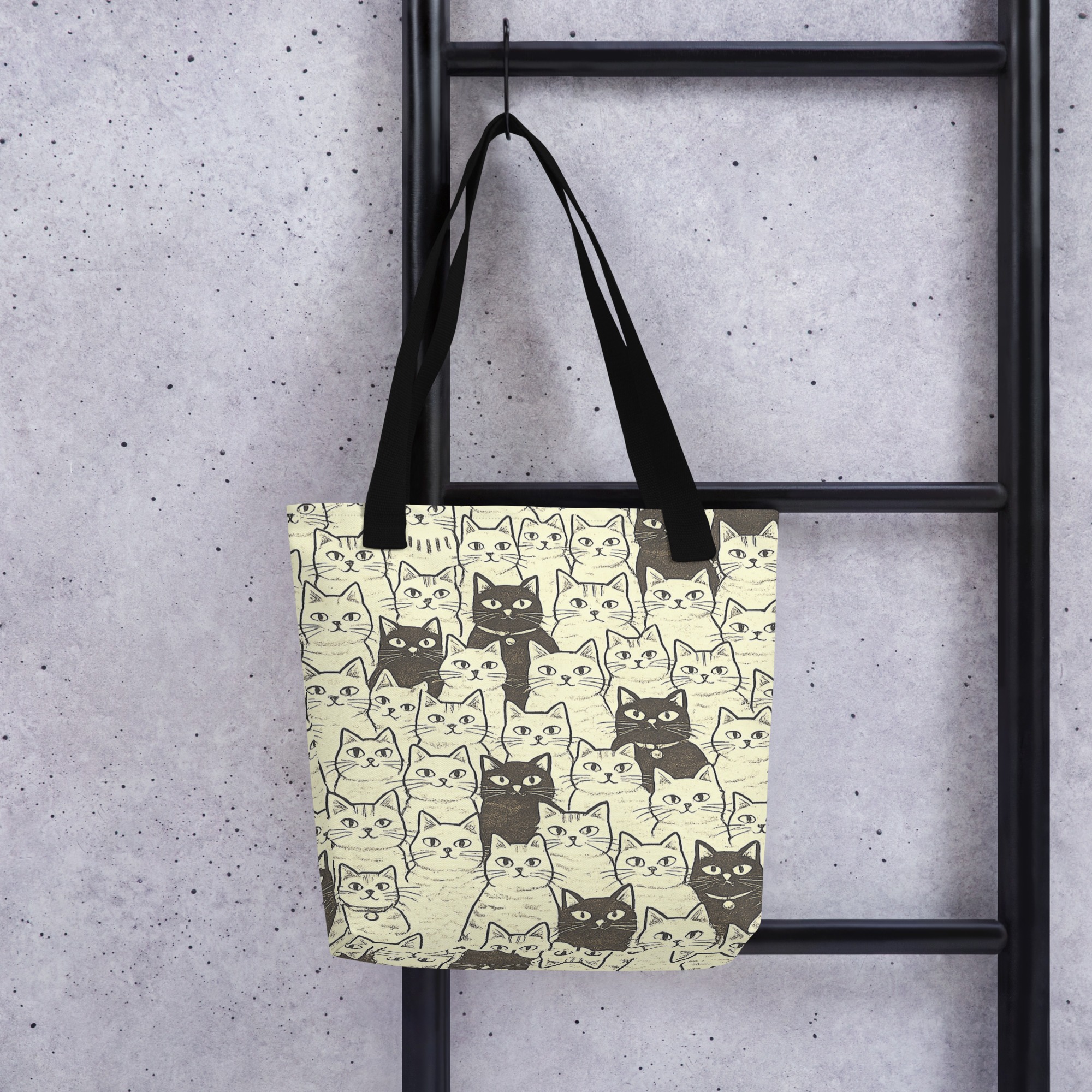 Vintage Cat Mom Tote Bag – Cute Black and White Cat Pattern Reusable Everyday Carry Tote Bag for cat lover mom 15 Vintage Cat Mom Tote Bag – Cute Black and White Cat Pattern Reusable Everyday Carry Tote Bag for cat lover mom - Image 15