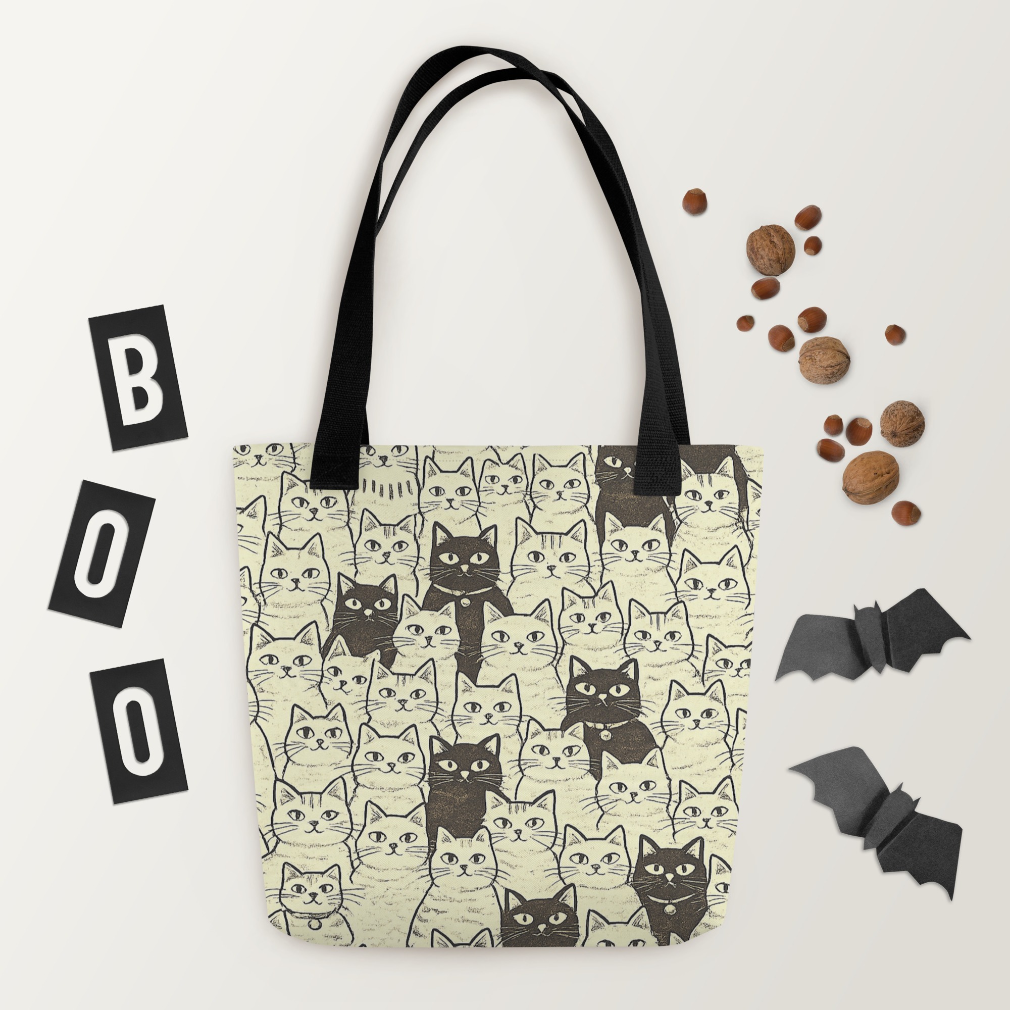 Vintage Cat Mom Tote Bag – Cute Black and White Cat Pattern Reusable Everyday Carry Tote Bag for cat lover mom 22 Vintage Cat Mom Tote Bag – Cute Black and White Cat Pattern Reusable Everyday Carry Tote Bag for cat lover mom - Image 22