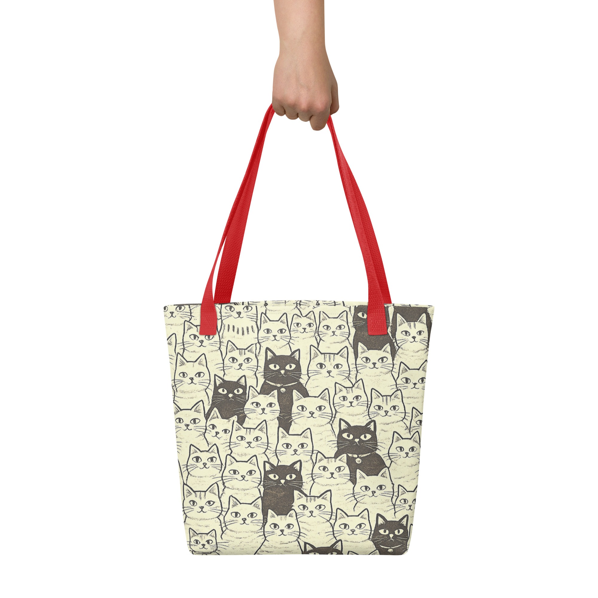 Vintage Cat Mom Tote Bag – Cute Black and White Cat Pattern Reusable Everyday Carry Tote Bag for cat lover mom 17 Vintage Cat Mom Tote Bag – Cute Black and White Cat Pattern Reusable Everyday Carry Tote Bag for cat lover mom - Image 17