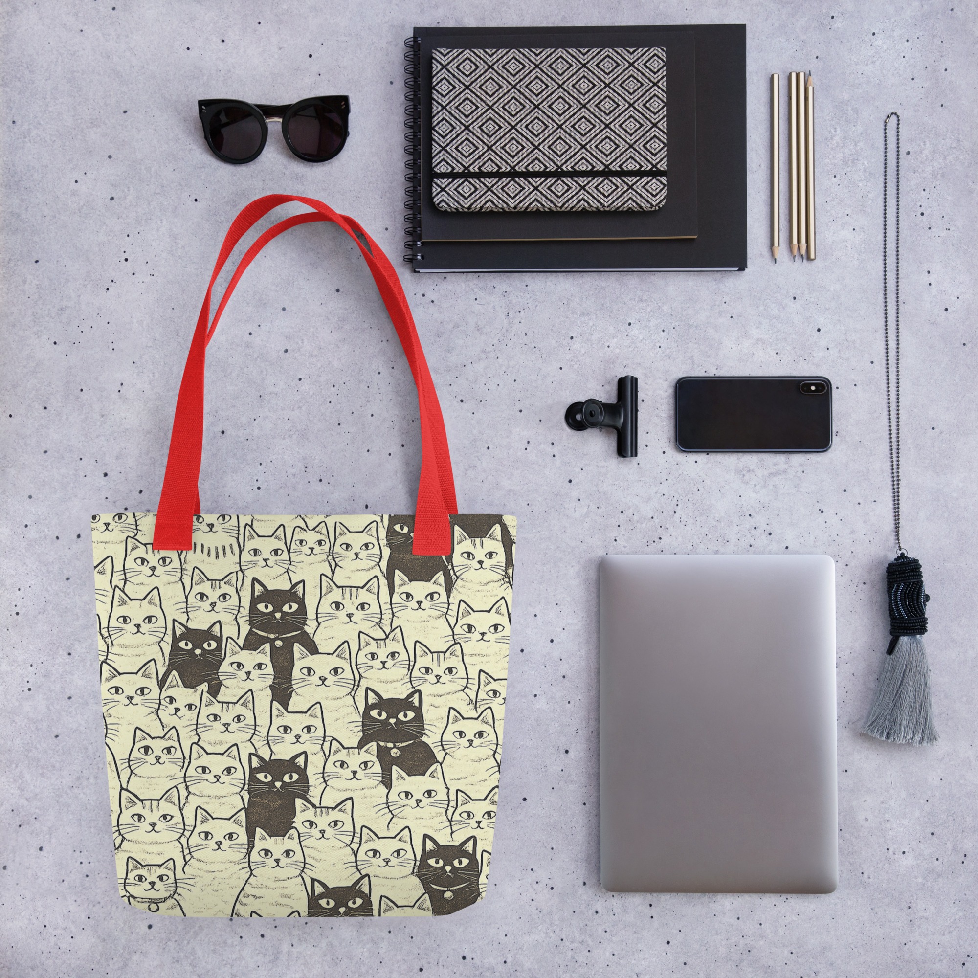 Vintage Cat Mom Tote Bag – Cute Black and White Cat Pattern Reusable Everyday Carry Tote Bag for cat lover mom 20 Vintage Cat Mom Tote Bag – Cute Black and White Cat Pattern Reusable Everyday Carry Tote Bag for cat lover mom - Image 20