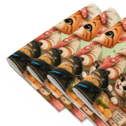 Cute Cartoon Cat Chef Placemat Set – Cat Lover Kitchen Decor with Kittens | Funny Fish Cooking Table Mats 15 placemat set 4 white front 6a4748e275cc6
