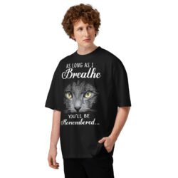 unisex organic oversized high neck blaster 2.0 t shirt black front 6a5cf379b3133