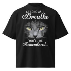 unisex organic oversized high neck blaster 2.0 t shirt black front 6a5cf379b46e8
