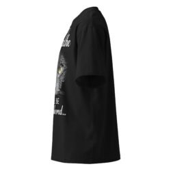 unisex organic oversized high neck blaster 2.0 t shirt black left 6a5cf379b514c