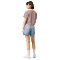 Kawaii Retro Cat Crop Top | Vintage Cartoon Kitty Graphic Tee embrace each other-Women’s crop top 40 womens crop top hazy pink back 6a60af8e7feeb