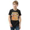 Cute Pizza Cat Kids t-Shirt – Little Kitty Big Pizza Funny Kitten T-Shirt for Pizza Lovers Short Sleeve T-Shirt