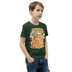 youth staple tee forest right front 6a47cd931ed62