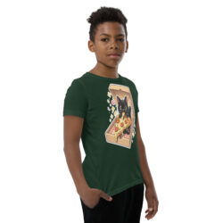 youth staple tee forest right front 6a49365265224