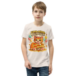 youth staple tee heather dust front 6a47cd93250c9