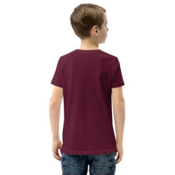 youth staple tee maroon back 6a47cd931e502