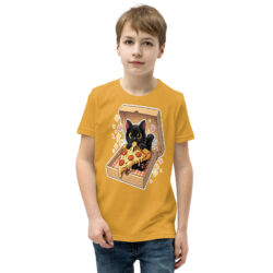 youth staple tee mustard front 6a49365269264