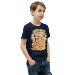 youth staple tee navy right front 6a47cd931d45d