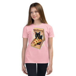 youth staple tee pink front 6a4936525ef1b