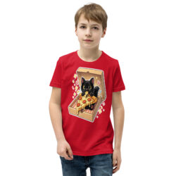 youth staple tee red front 6a49365267968