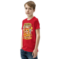 youth staple tee red left front 6a47cd93206be