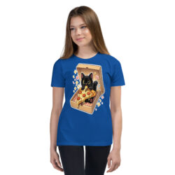 youth staple tee true royal front 6a49365263017
