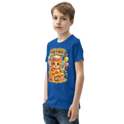youth staple tee true royal left front 6a47cd93221e4