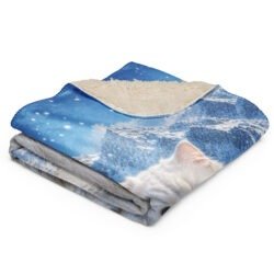 sublimated sherpa blanket tan 50x60 front 6a800c355f45f