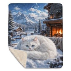 sublimated sherpa blanket tan 50x60 front 6a80134390572