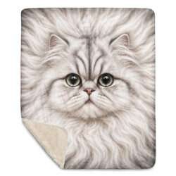 sublimated sherpa blanket tan 50x60 front 6a95de310437d