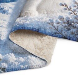 sublimated sherpa blanket tan 50x60 product details 2 6a800c355f3ea