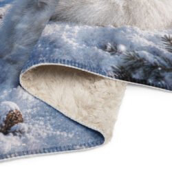 sublimated sherpa blanket tan 50x60 product details 2 6a801343904d2