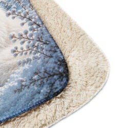 sublimated sherpa blanket tan 50x60 product details 6a80110686bd4