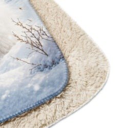 Snowy Mountain Cat Sherpa Blanket, Winter Fleece Throw, Cozy Cat Blanket, Christmas Gift for Cat Lovers-50″x60″ 16 sublimated sherpa blanket tan 50x60 product details 6a8085368c3e3