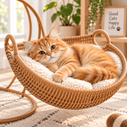 Cozy Cat Hammock Bed 1