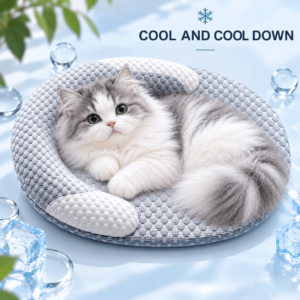 Cozy Cat Bed – Cooling Plush Cat Bed for Indoor Cats, Soft Breathable Pet Bed for Sleeping, Lounging and Relaxation 4 Cozy Cat Bed – Cooling Plush Cat Bed for Indoor Cats, Soft Breathable Pet Bed for Sleeping, Lounging and Relaxation - Image 4